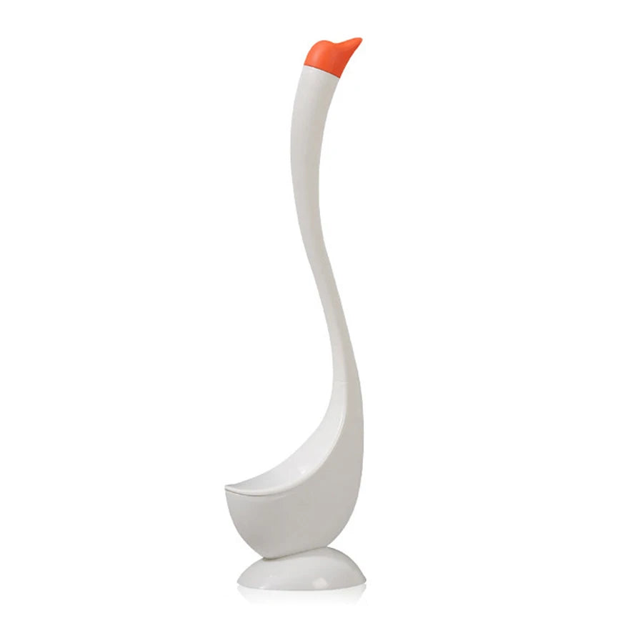 Escova Sanitária em Formato de Cisne com Suporte