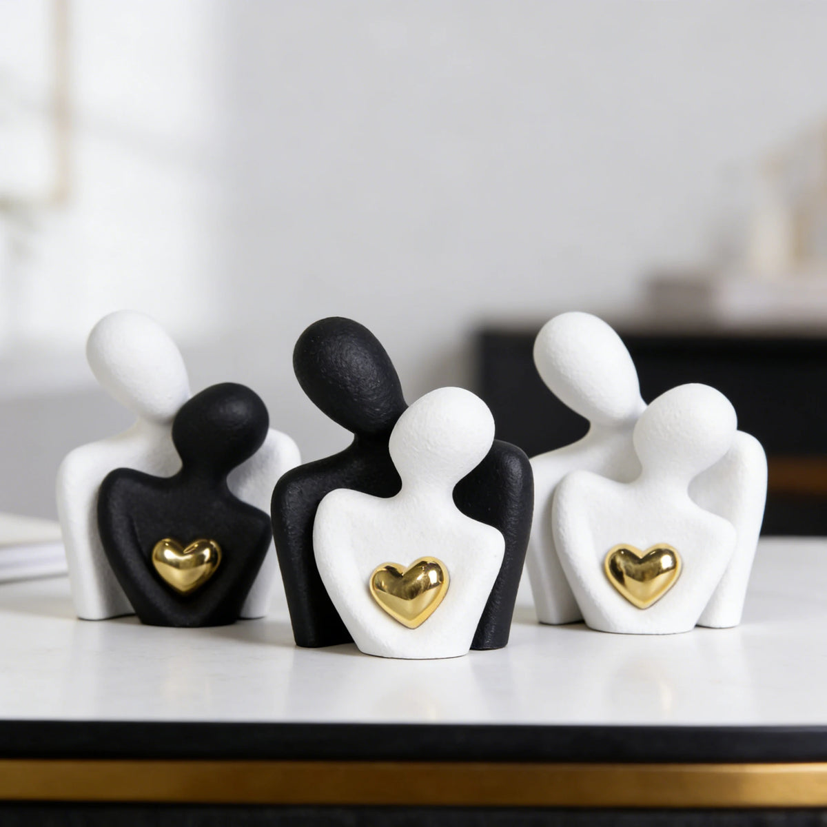 Escultura de casal