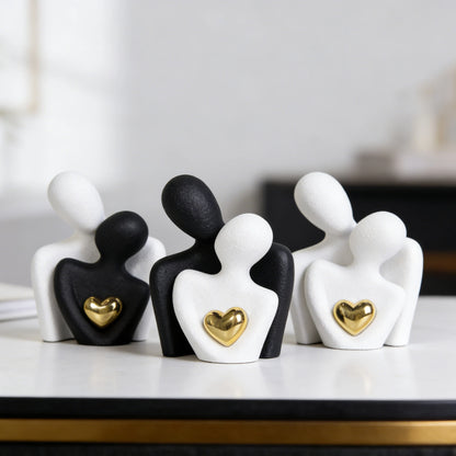 Escultura de casal