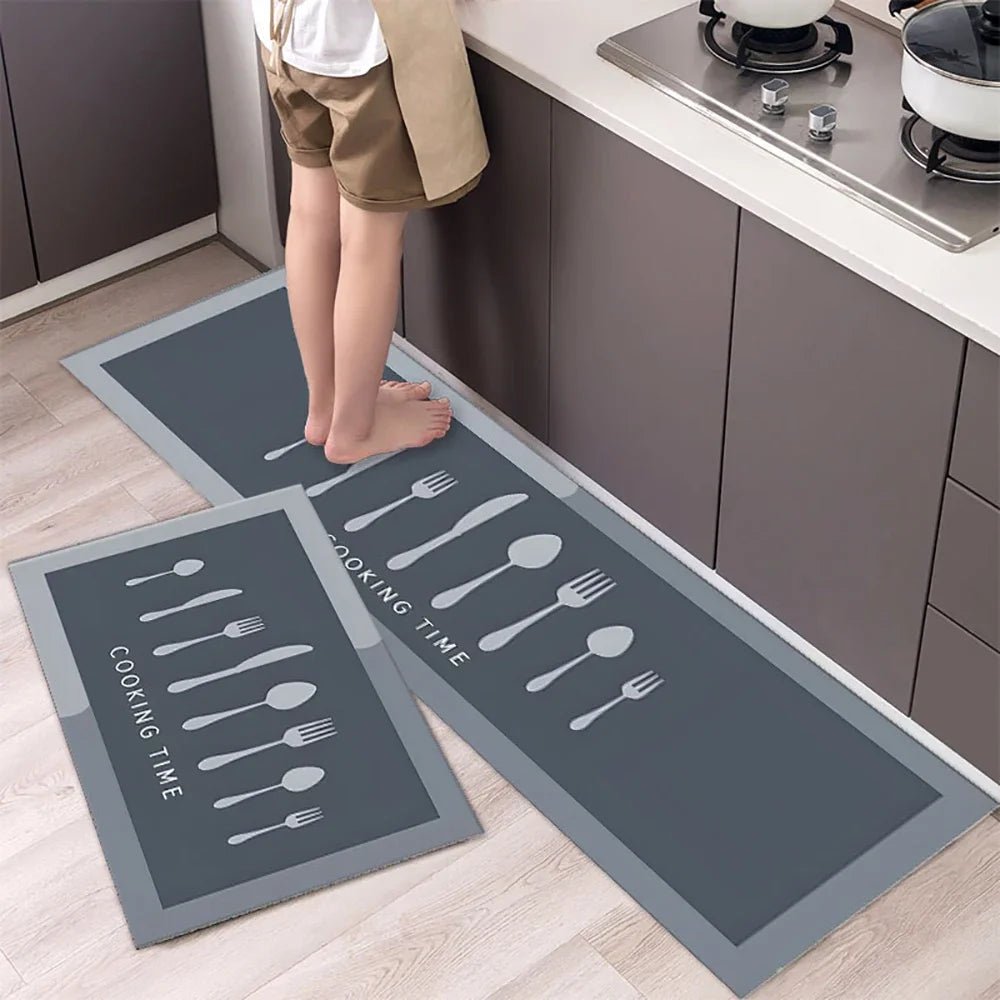 Tapete antiderrapante para a cozinha