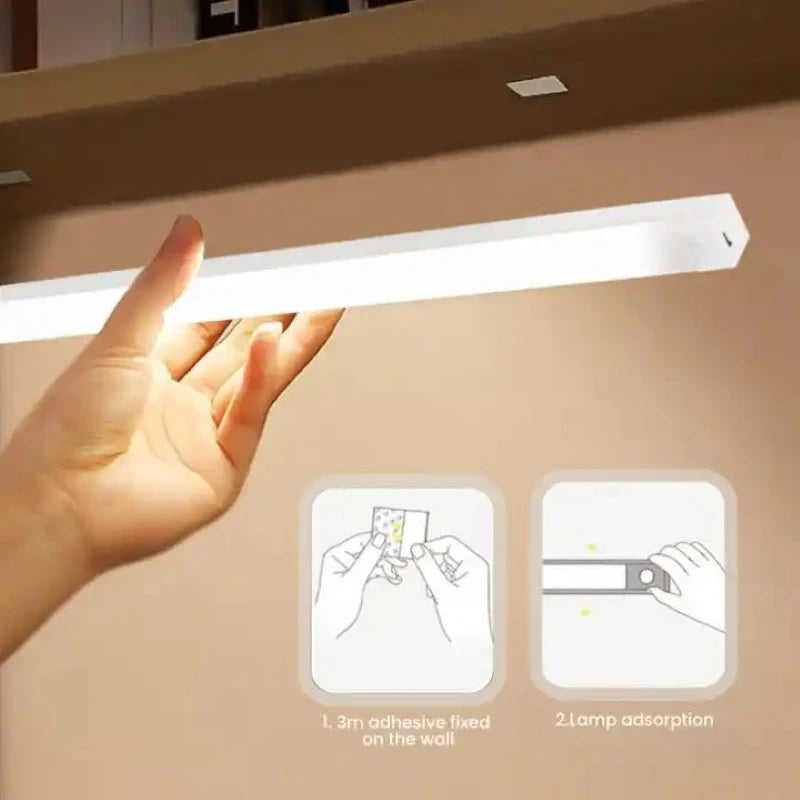 Wireless LED Night Lights, Motion Sensor Lights, Closet Kitchen Night Lights, Bedroom Detector Light, Cabinet Staircase Backlit