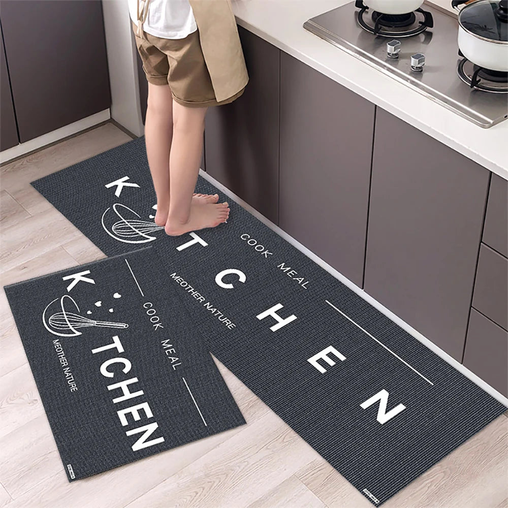 Tapete antiderrapante para a cozinha