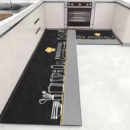 Tapete antiderrapante para a cozinha